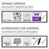 Seifenspender 'Udine' Glas weiß, schwarz 200 ml