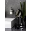 Seifenspender 'Udine' Glas weiß, schwarz 200 ml
