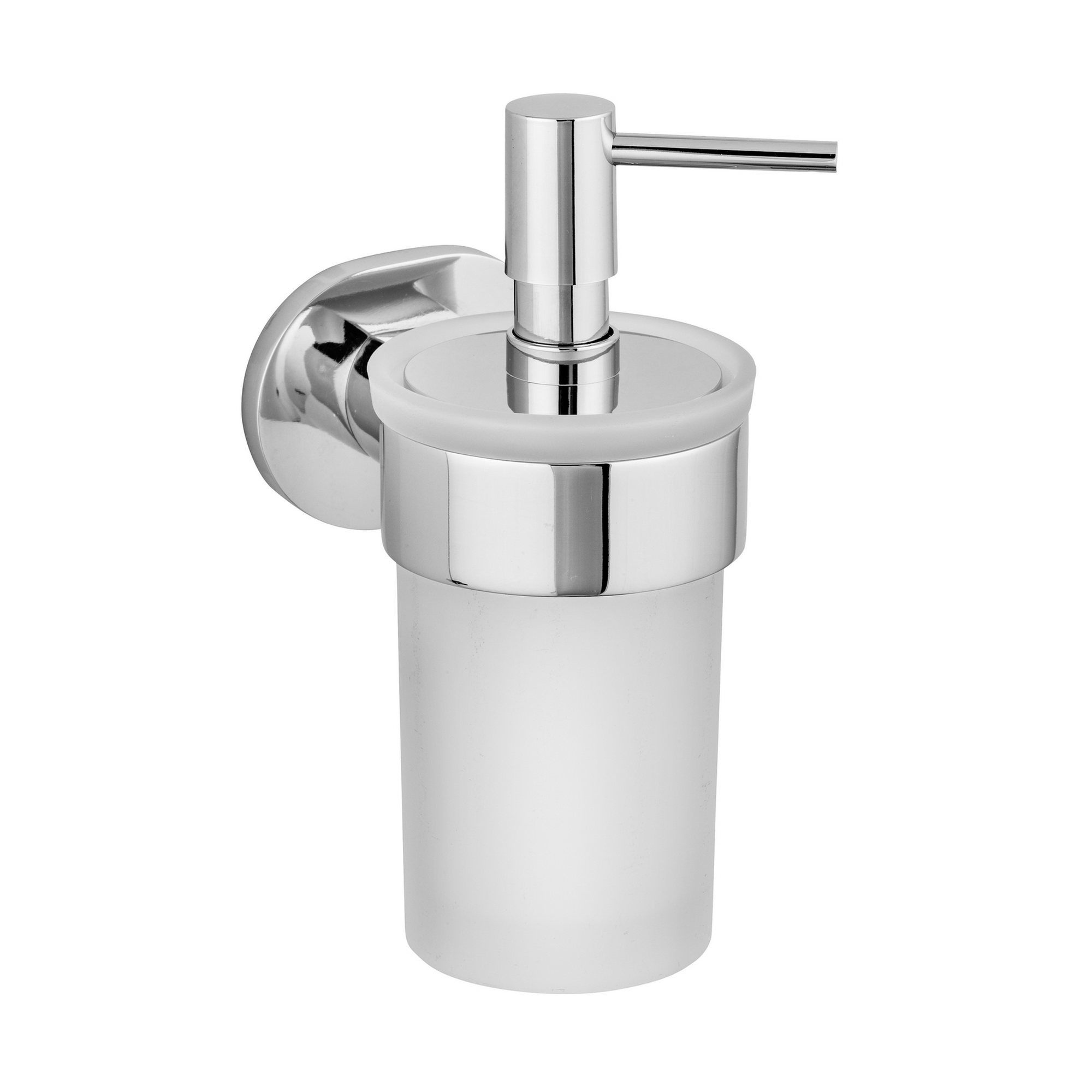 Seifenspender 'Isera' Glas weiß 150 ml