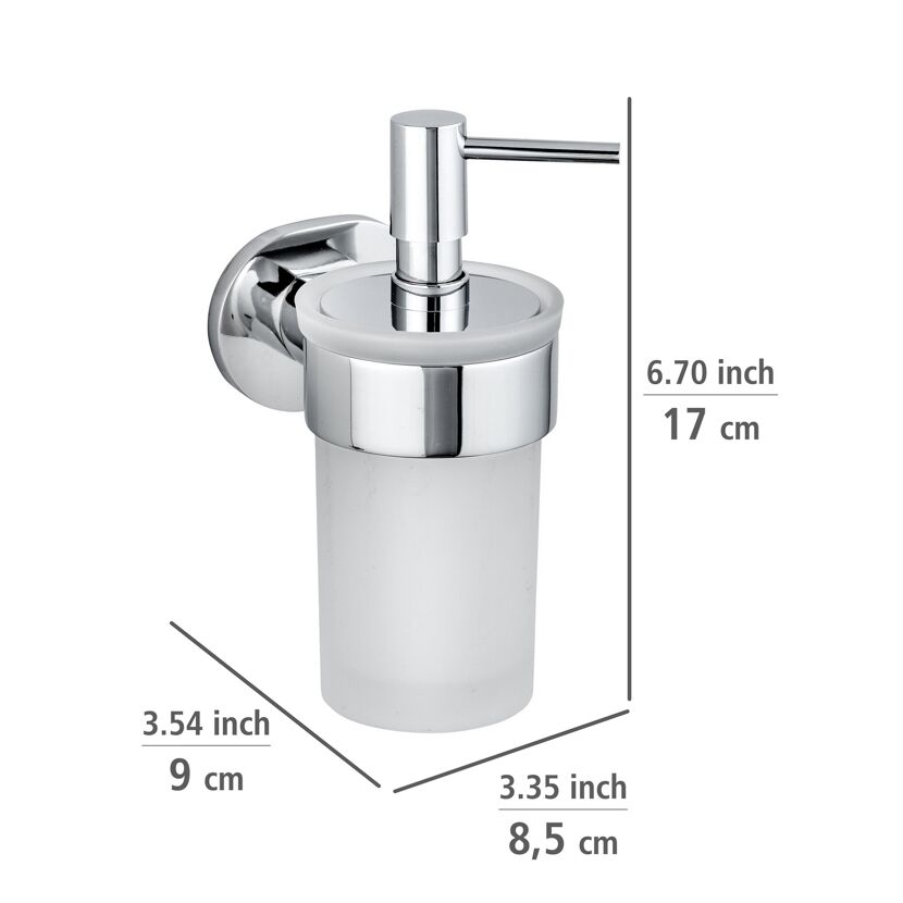 Seifenspender 'Isera' Glas weiß 150 ml
