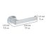 Toilettenpapierhalter 'Maribor' Zinkdruckguss chromfarben