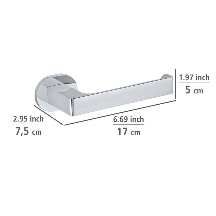 Toilettenpapierhalter 'Maribor' Zinkdruckguss chromfarben