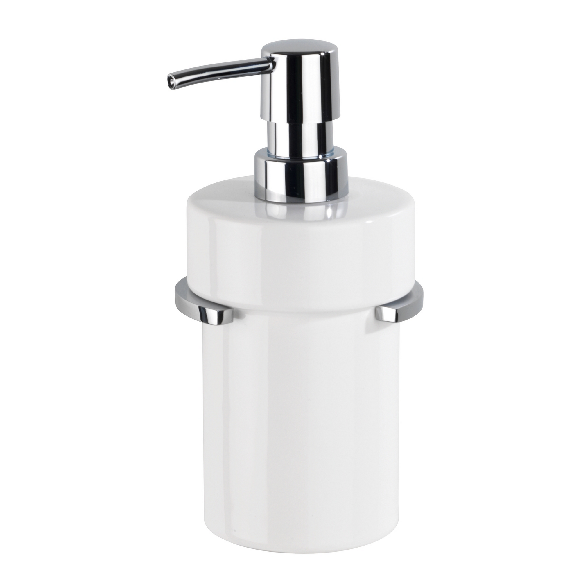 Seifenspender 'Isera' Keramik weiß 360 ml