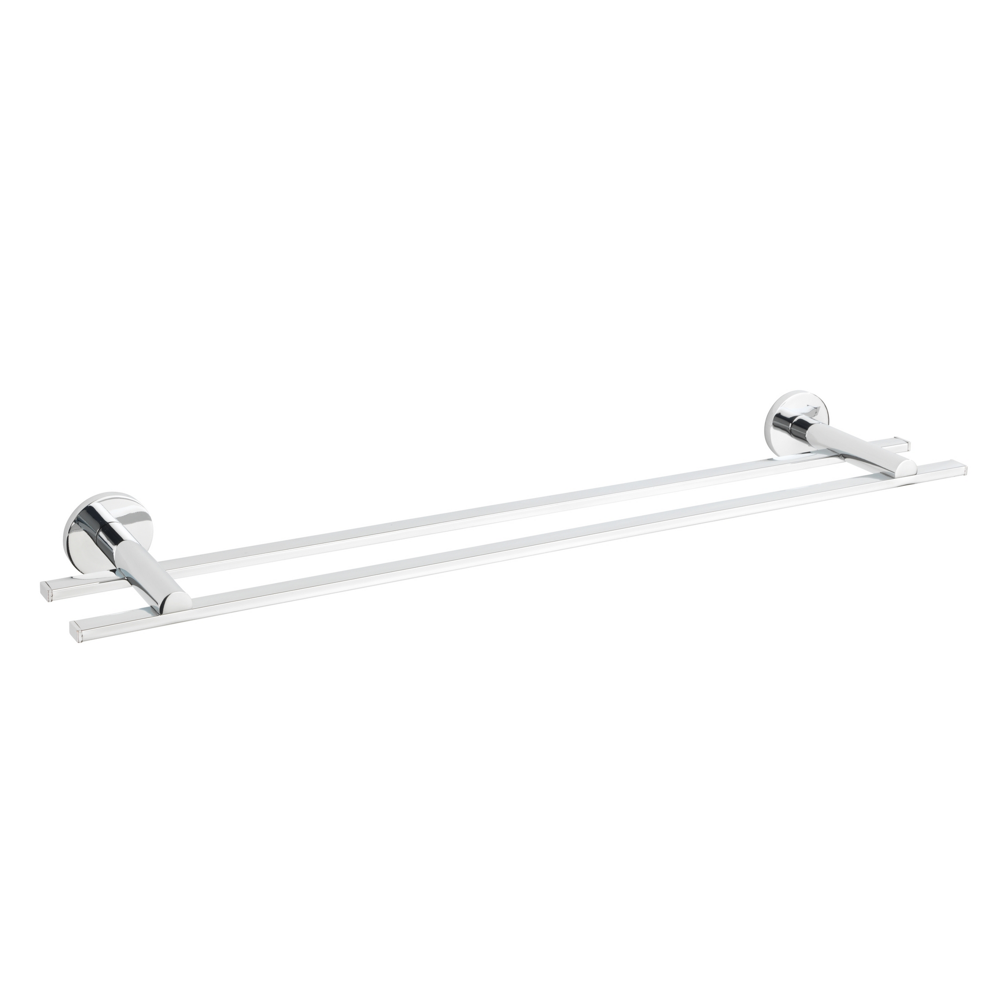 Handtuchstange 'Duo Isera' chromfarben 59,5 x 5 x 12 cm