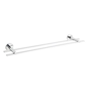 Handtuchstange 'Duo Isera' chromfarben 59,5 x 5 x 12 cm