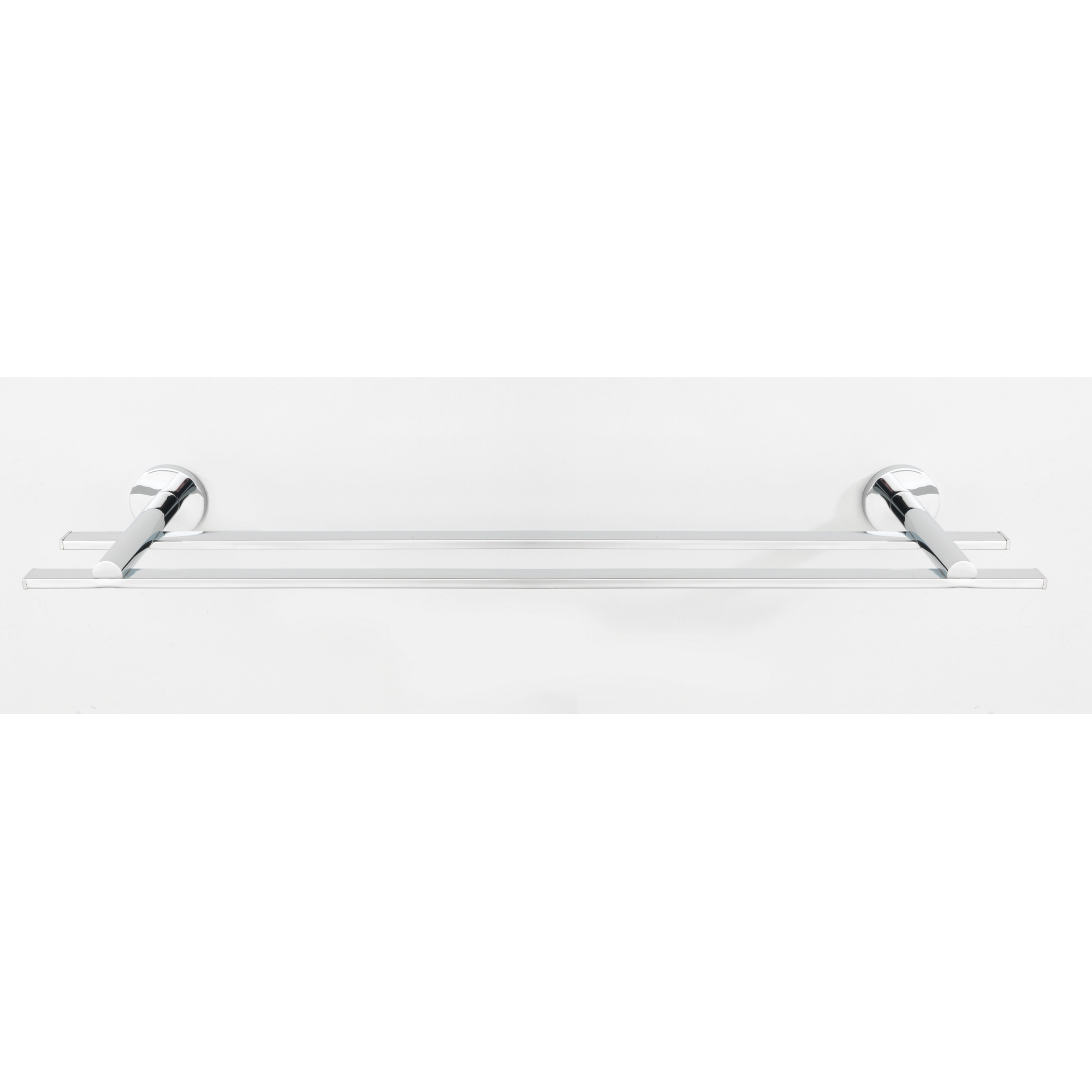 Handtuchstange 'Duo Isera' chromfarben 59,5 x 5 x 12 cm