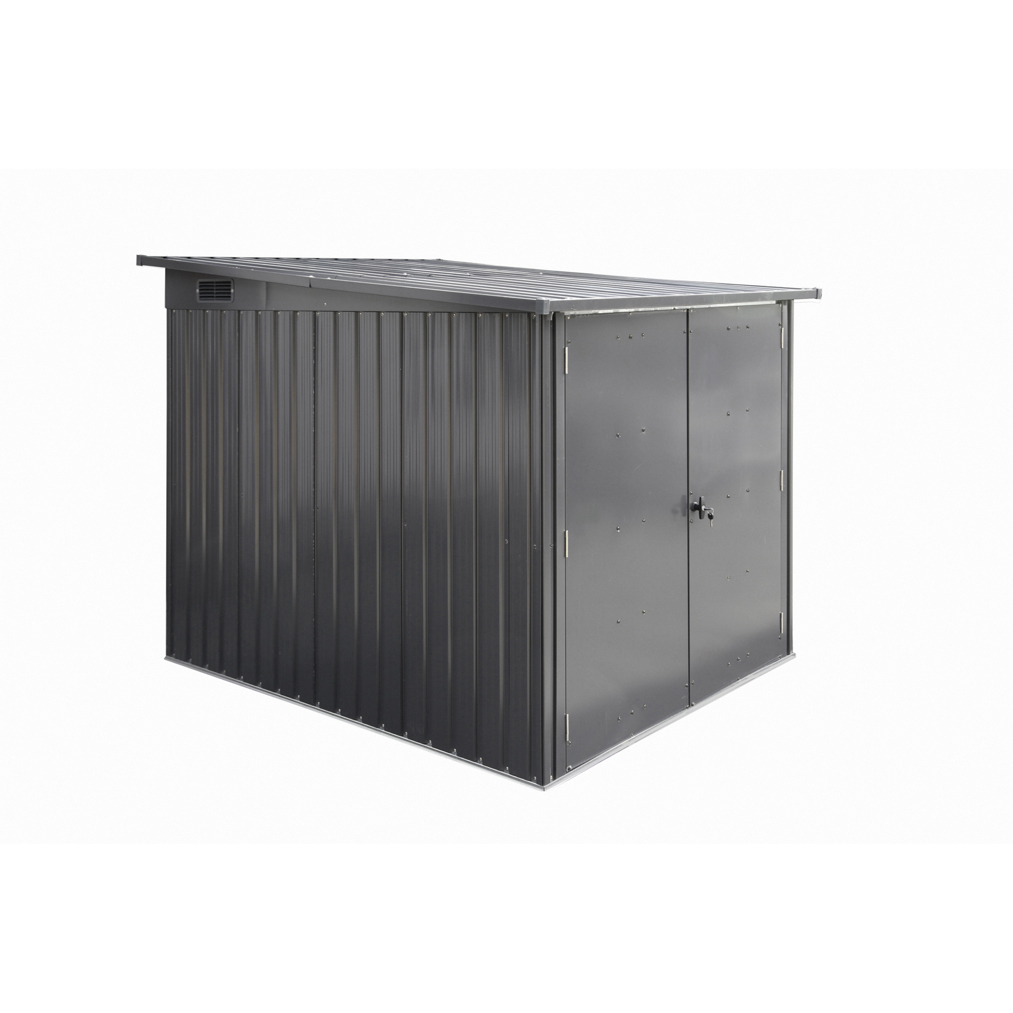 Fahrradgarage anthrazit 163 x 204 x 163 cm