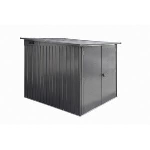 Fahrradgarage anthrazit 163 x 204 x 163 cm