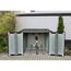 Fahrradgarage anthrazit 163 x 204 x 163 cm