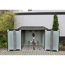 Fahrradgarage anthrazit 163 x 204 x 163 cm