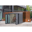 Fahrradgarage anthrazit 163 x 204 x 163 cm