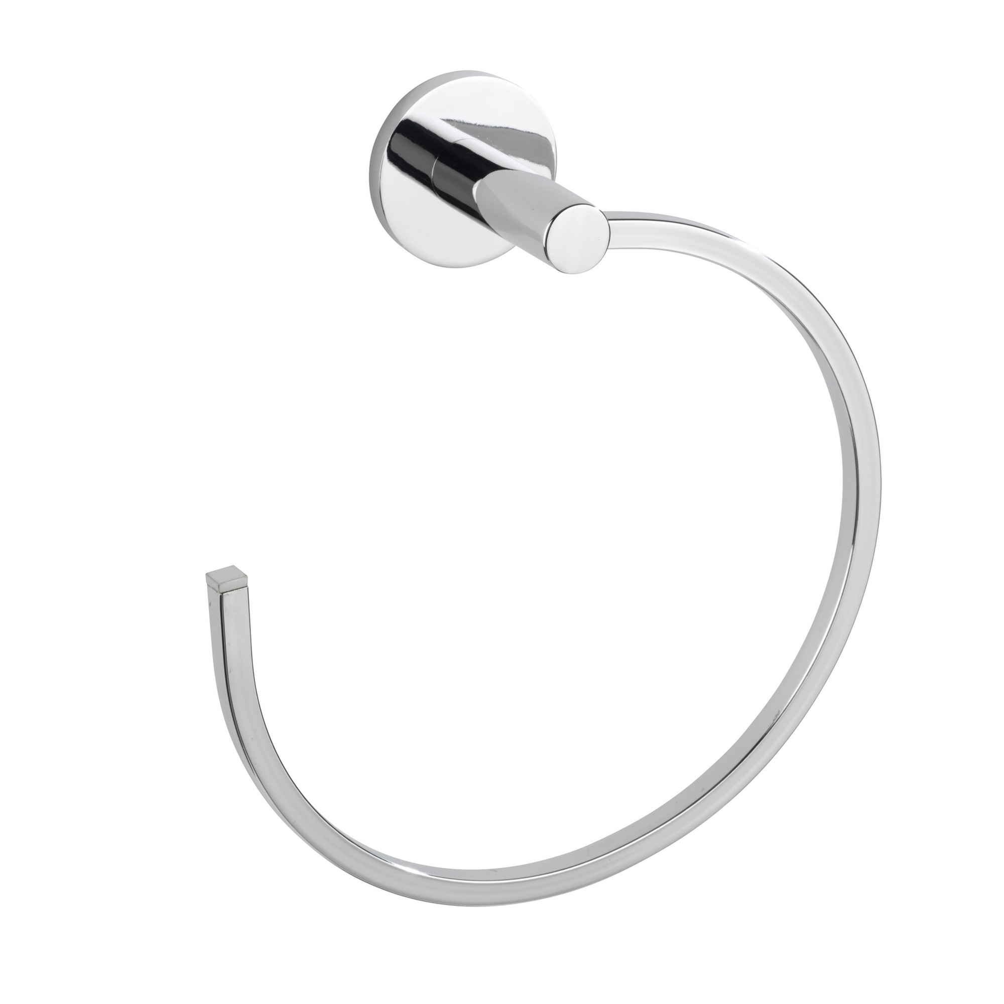 Handtuchring 'Isera' chromfarben 19 x 21 x 4 cm