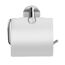 Toilettenpapierhalter 'Isera' Zinkdruckguss chromfarben mit Deckel