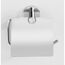 Toilettenpapierhalter 'Isera' Zinkdruckguss chromfarben mit Deckel