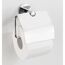 Toilettenpapierhalter 'Isera' Zinkdruckguss chromfarben mit Deckel