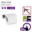 Toilettenpapierhalter 'Isera' Zinkdruckguss chromfarben