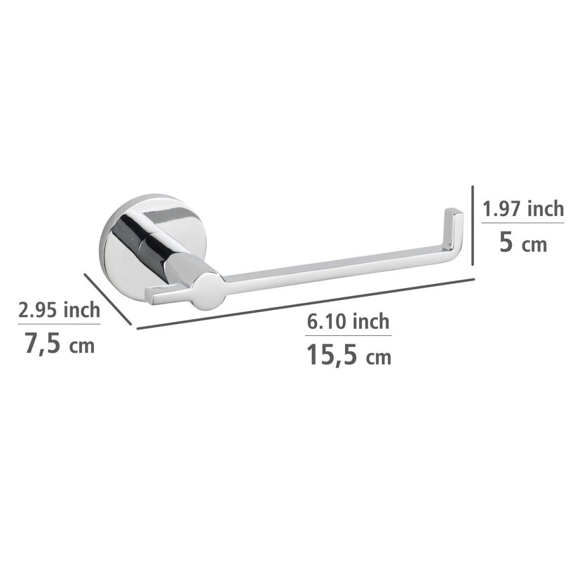 Toilettenpapierhalter 'Isera' Zinkdruckguss chromfarben