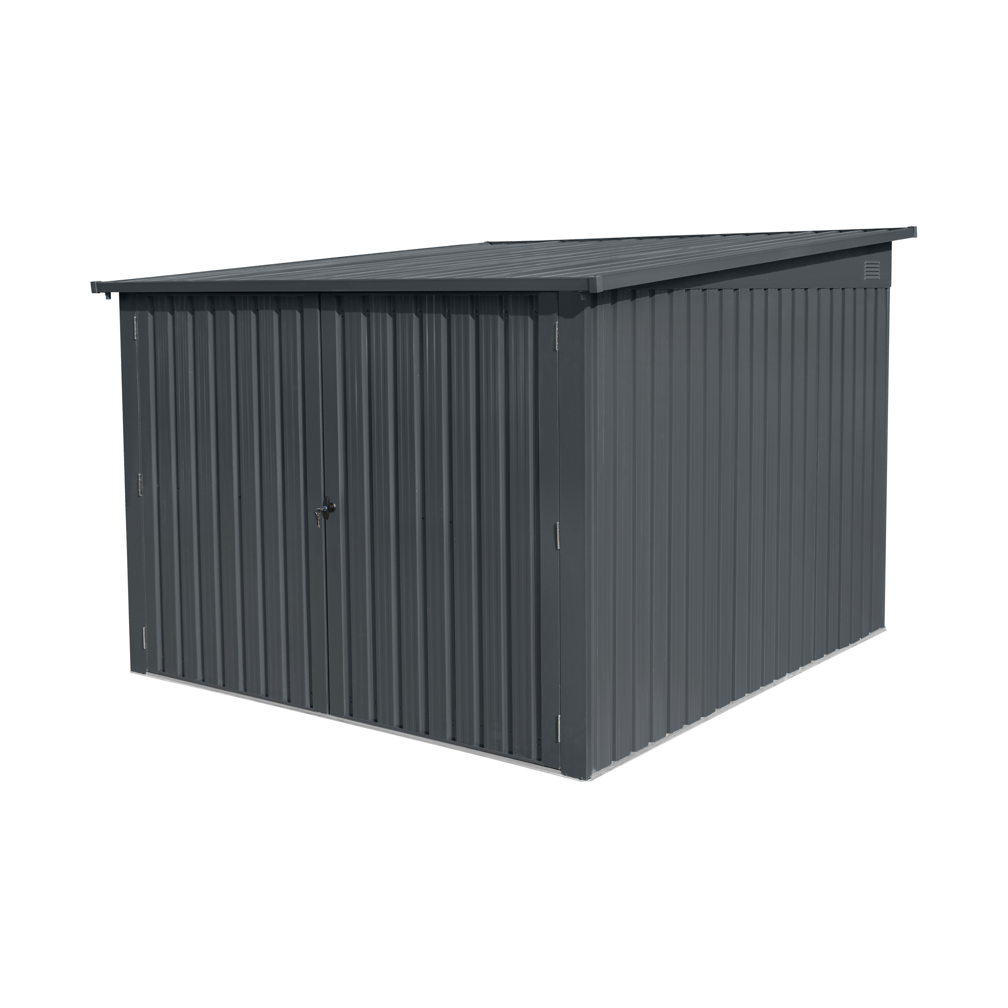 Fahrradgarage anthrazit 217 x 236 x 165 cm
