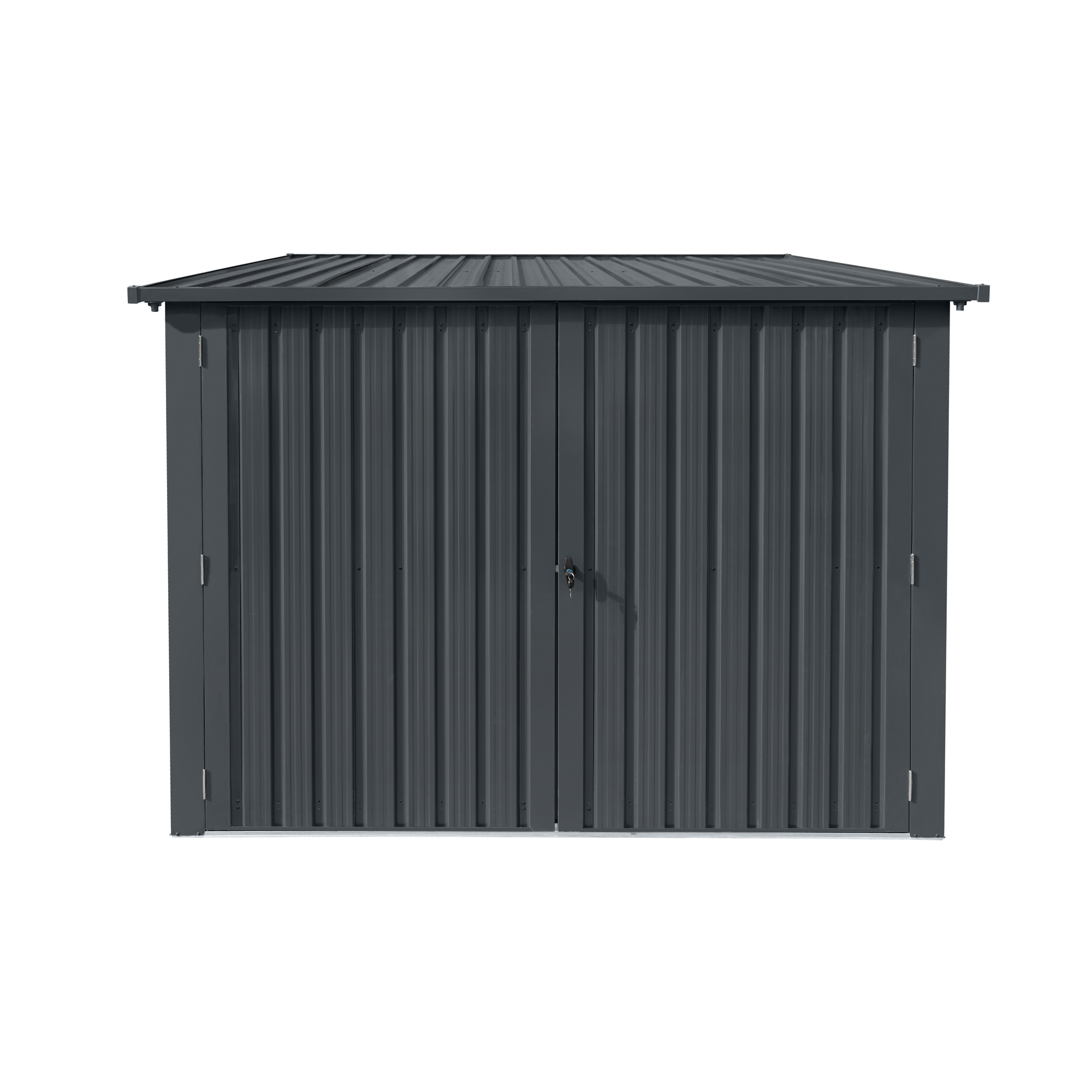 Fahrradgarage anthrazit 217 x 236 x 165 cm