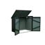 Mülltonnenbox Stahl anthrazit 158 x 134 x 101 cm