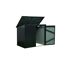 Mülltonnenbox Stahl anthrazit 158 x 134 x 101 cm