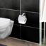 Toilettenpapierhalter 'Maribor' Zinkdruckguss chromfarben mit Deckel