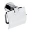 Toilettenpapierhalter 'Maribor' Zinkdruckguss chromfarben mit Deckel