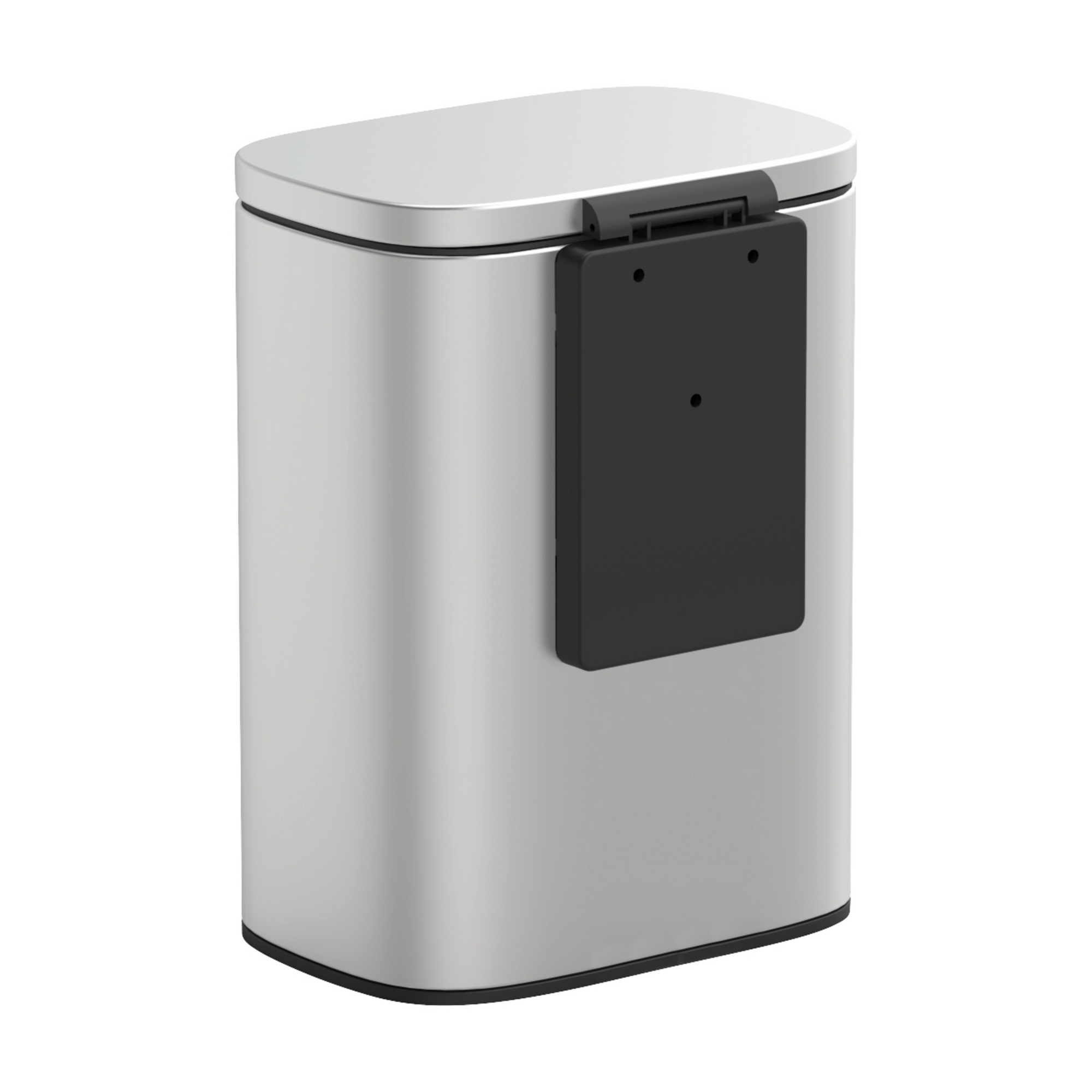 Kosmetikeimer 'Sare' edelstahlfarben matt 21,5 x 29,5 x 19 cm 5 l