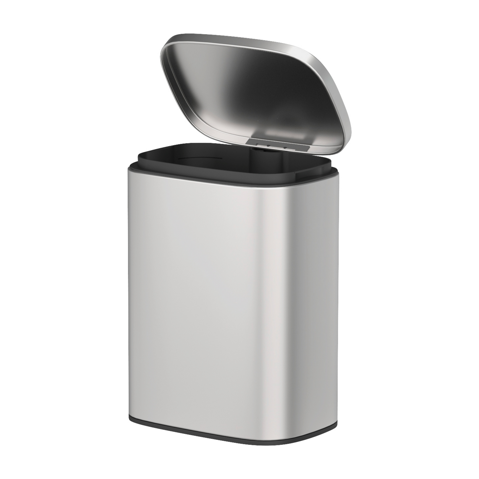 Kosmetikeimer 'Sare' edelstahlfarben matt 21,5 x 29,5 x 19 cm 5 l