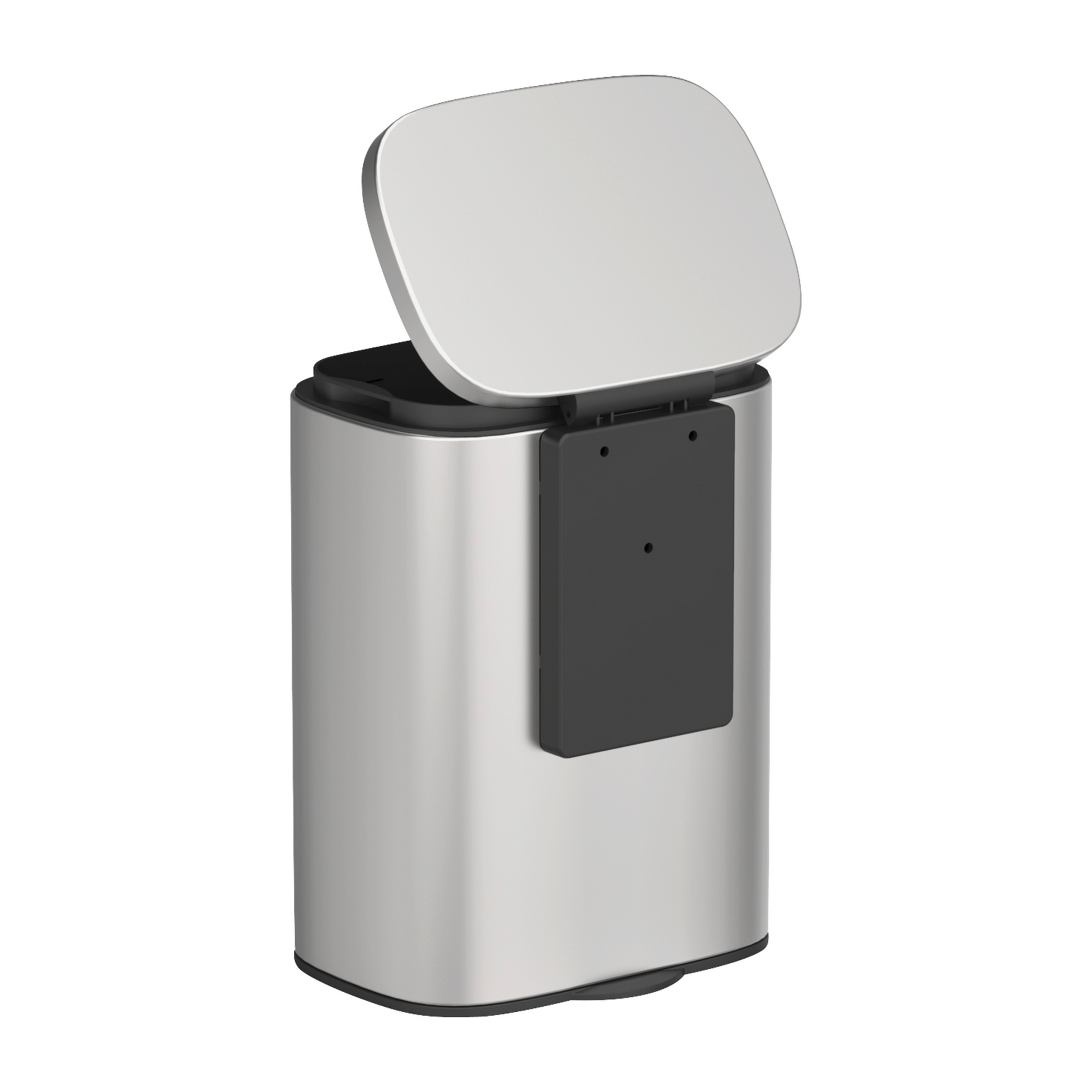 Kosmetikeimer 'Sare' edelstahlfarben matt 21,5 x 29,5 x 19 cm 5 l