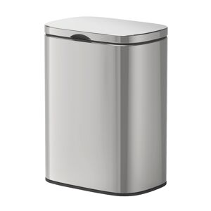 Kosmetikeimer 'Sare' edelstahlfarben 21,5 x 29,5 x 19 cm 5 l