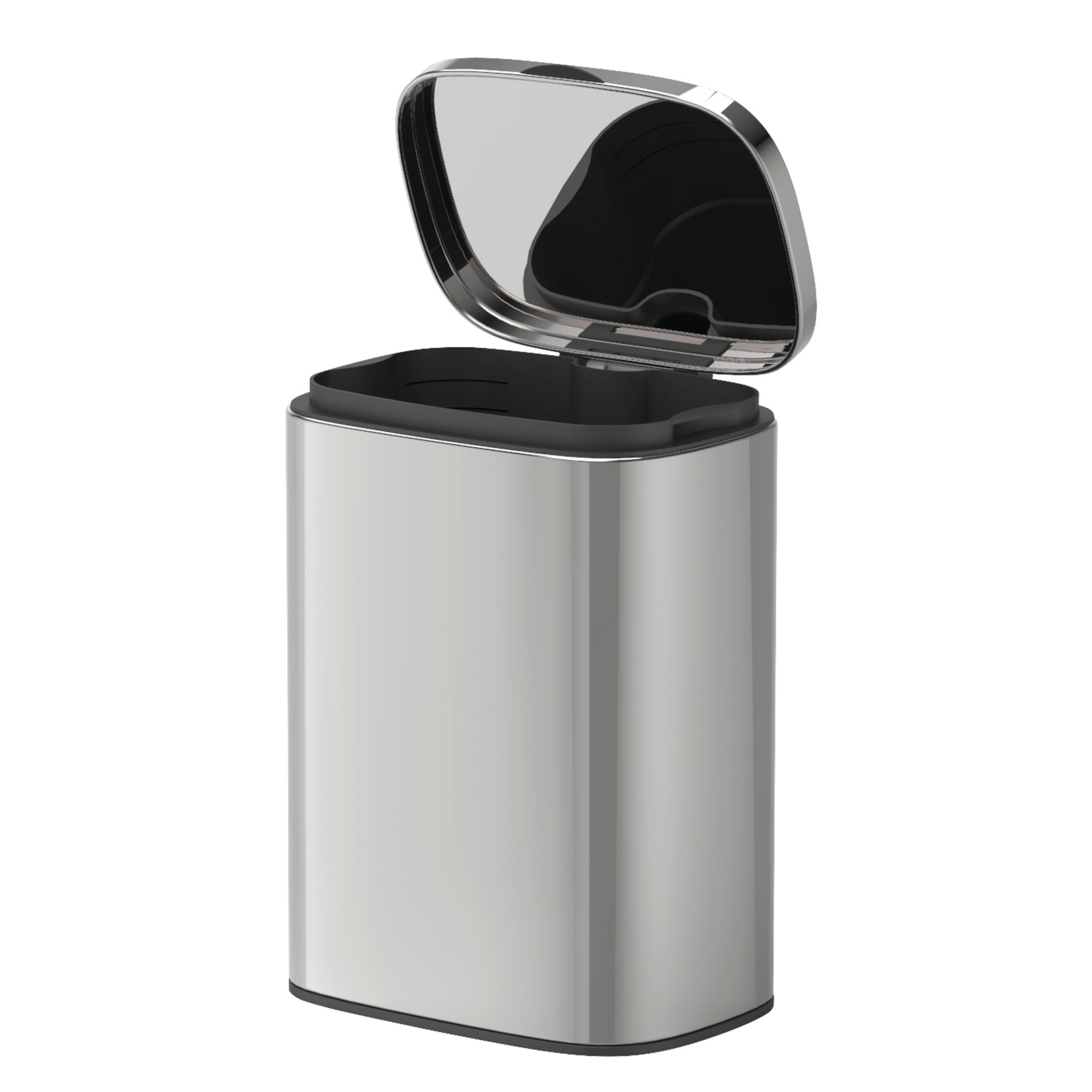 Kosmetikeimer 'Sare' edelstahlfarben 21,5 x 29,5 x 19 cm 5 l