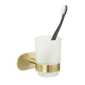 Zahnputzbecher 'Orea' Edelstahl goldfarben Ø 10 x 9,5 cm