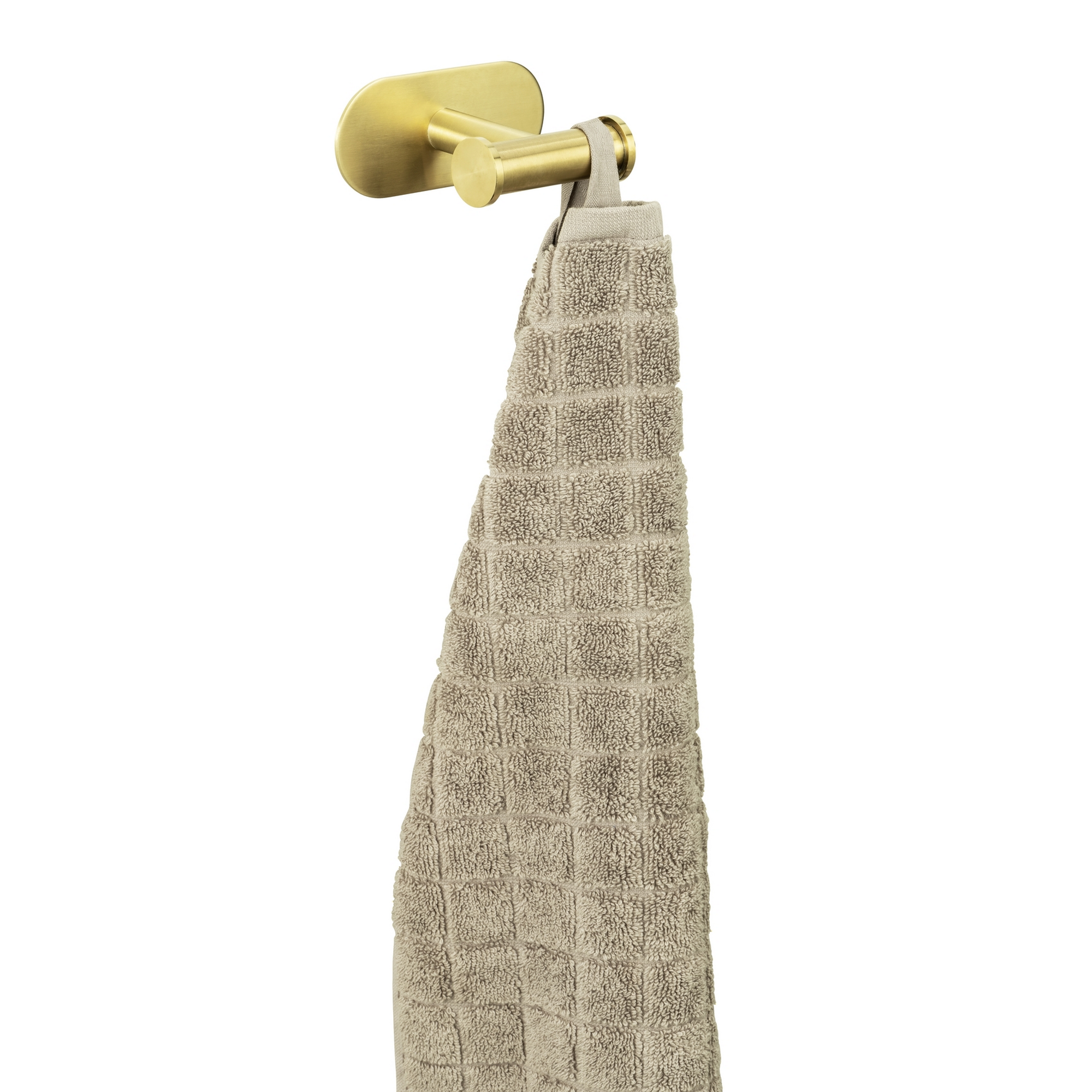 Handtuchhaken 'Duo Orea' Edelstahl goldfarben 10 x 4,5 x 6,5 cm