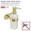 Seifenspender 'Orea' Edelstahl goldfarben 200 ml