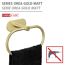 Handtuchring 'Orea' Edelstahl goldfarben 20,5 x 12,5 x 7,5 cm