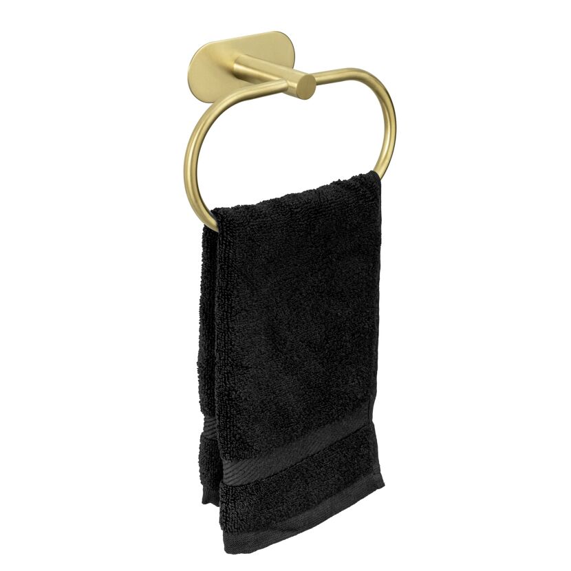 Handtuchring 'Orea' Edelstahl goldfarben 20,5 x 12,5 x 7,5 cm