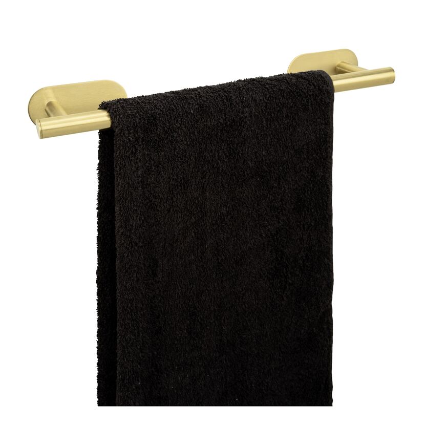Handtuchstange 'Uno Orea' Edelstahl goldfarben 40 x 4,5 x 7 cm