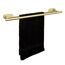 Handtuchstange 'Duo Orea' Edelstahl goldfarben 60 x 4,5 x 12 cm