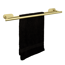 Handtuchstange 'Duo Orea' Edelstahl goldfarben 60 x 4,5 x 12 cm