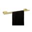 Handtuchstange 'Duo Orea' Edelstahl goldfarben 60 x 4,5 x 12 cm
