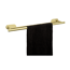Handtuchstange 'Duo Orea' Edelstahl goldfarben 60 x 4,5 x 12 cm