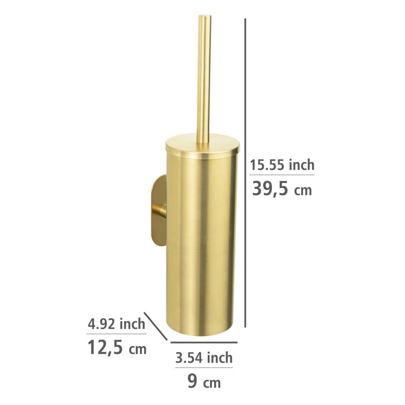 WC-Garnitur 'Orea' Edelstahl goldfarben matt