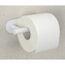 Toilettenpapierhalter 'Orea' Edelstahl weiß matt