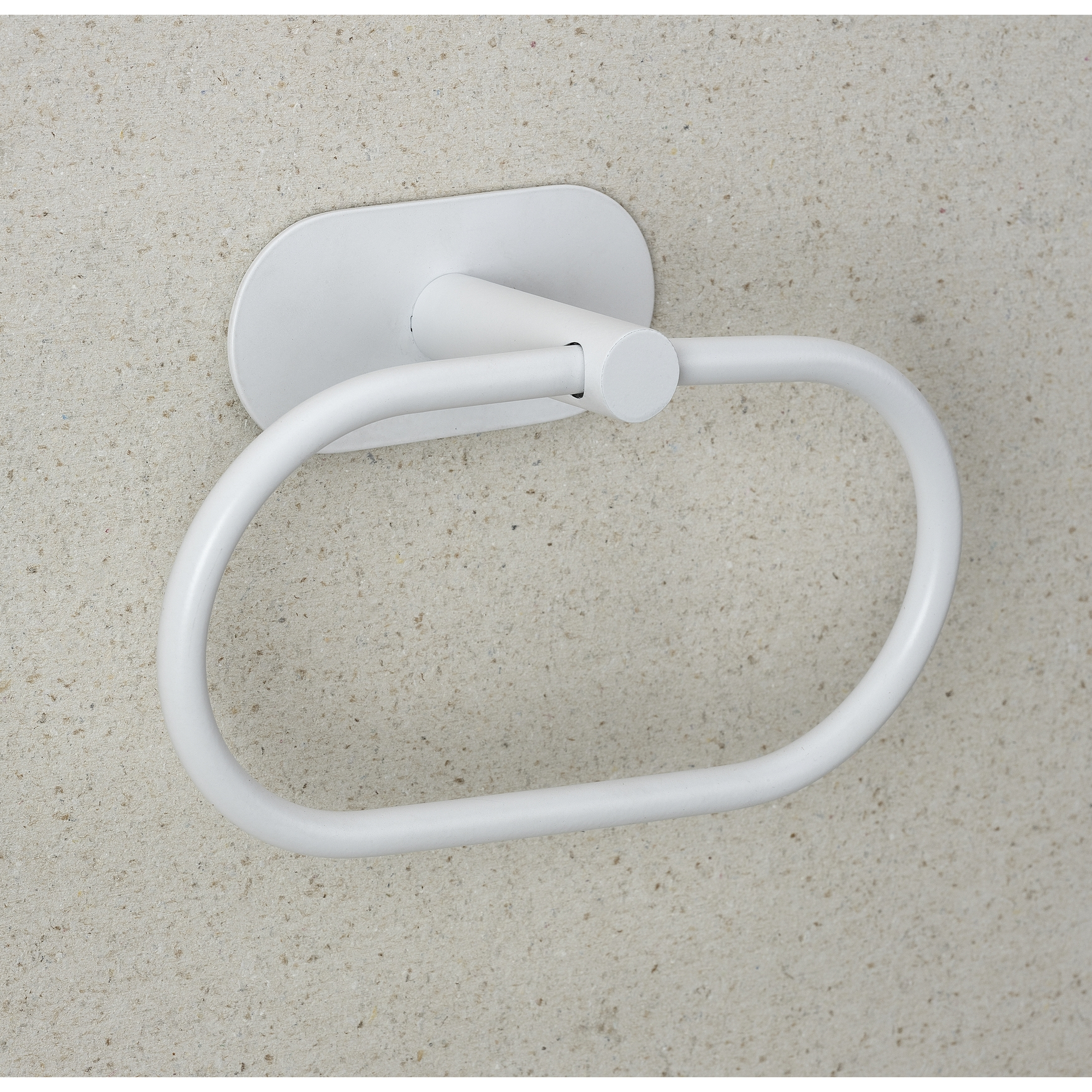 Handtuchring 'Orea' Edelstahl weiß 20,5 x 12,5 x 7,5 cm