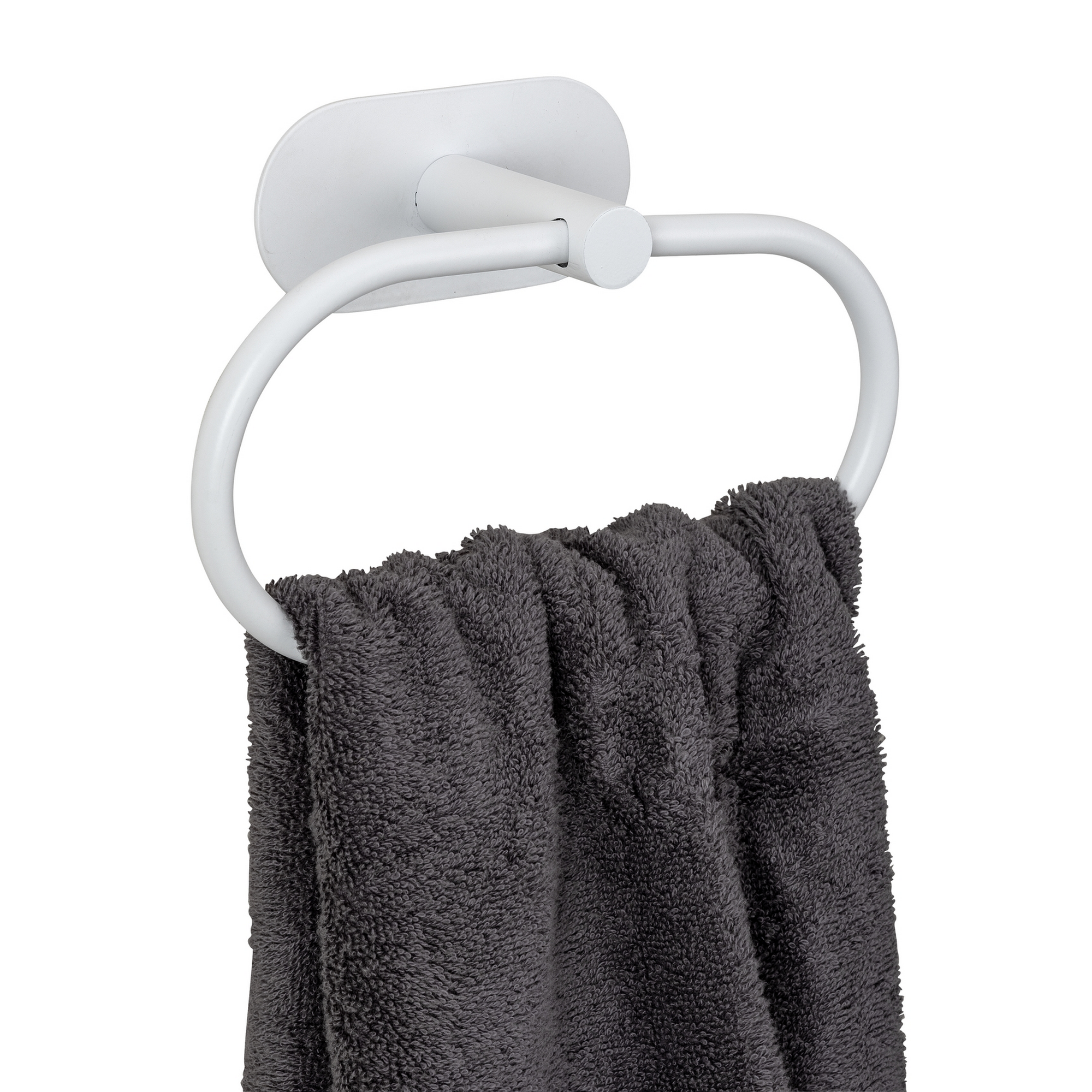 Handtuchring 'Orea' Edelstahl weiß 20,5 x 12,5 x 7,5 cm