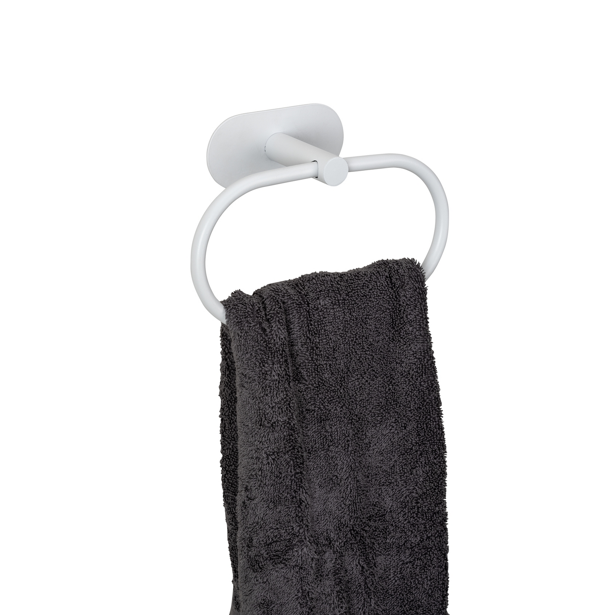 Handtuchring 'Orea' Edelstahl weiß 20,5 x 12,5 x 7,5 cm