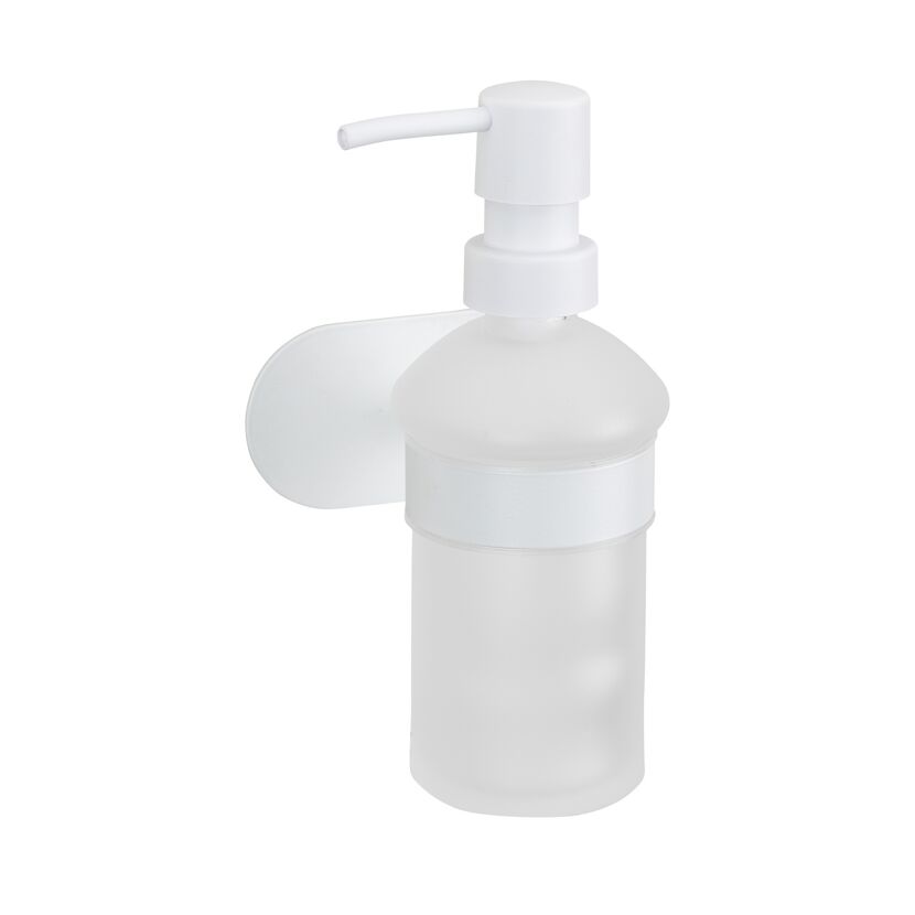 Seifenspender 'Orea' Edelstahl weiß 200 ml