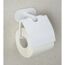 Toilettenpapierhalter 'Orea' Edelstahl weiß