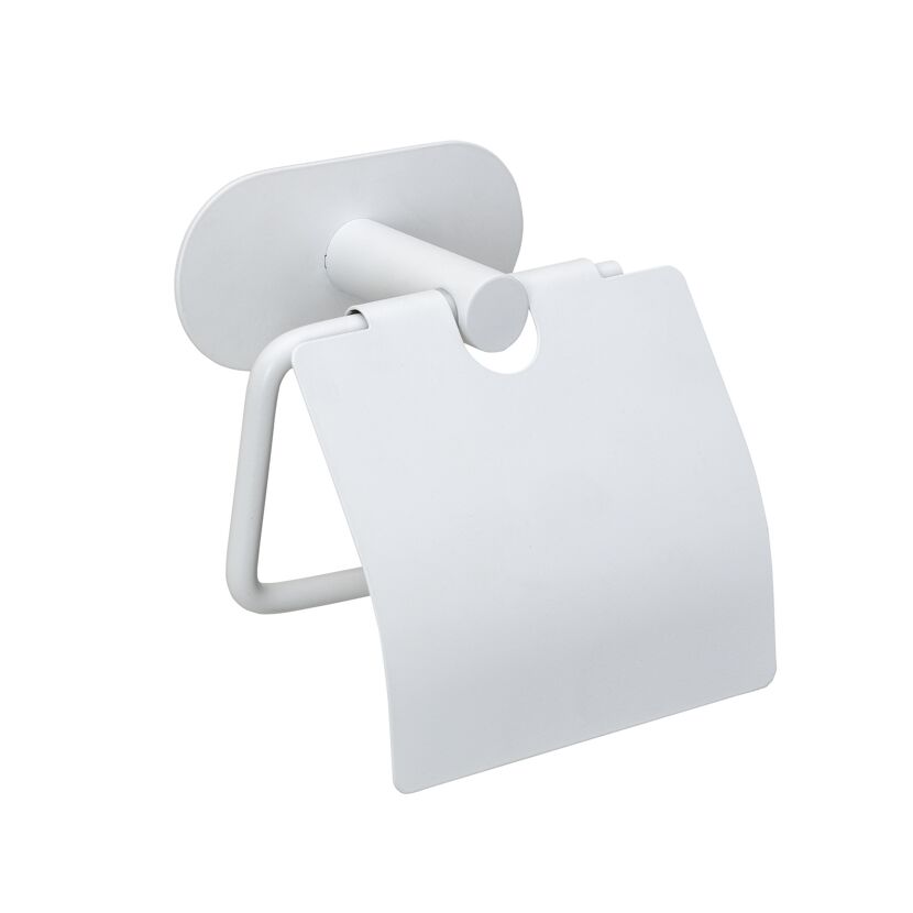 Toilettenpapierhalter 'Orea' Edelstahl weiß